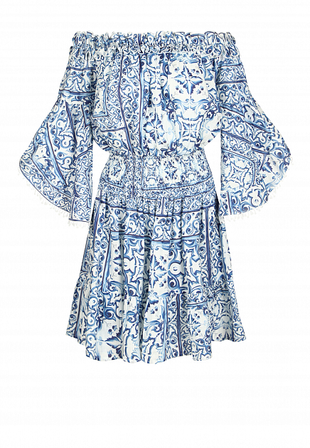 Платье с открытыми плечами  POSITANO COUTURE BY BLITZ