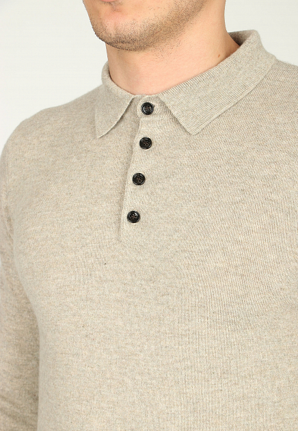 Пуловер ALLUDE  - Кашемир - цвет бежевый