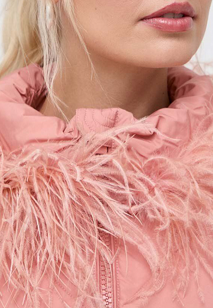 Куртка TWINSET Milano  - Полиэстер - цвет розовый