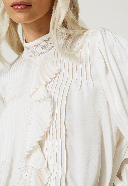 Блуза TWINSET Milano  - Вискоза - цвет белый