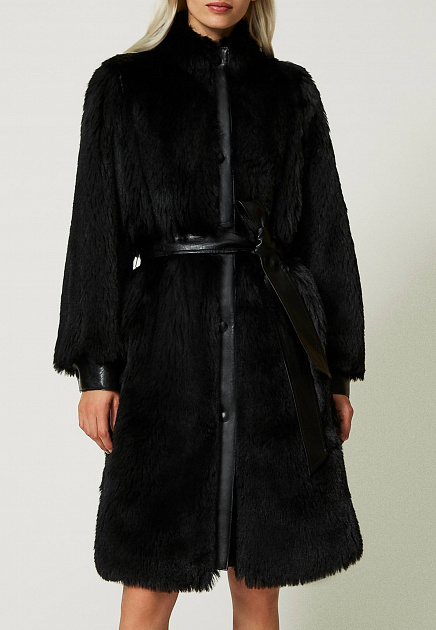 Пальто из искусственного меха TWINSET Milano