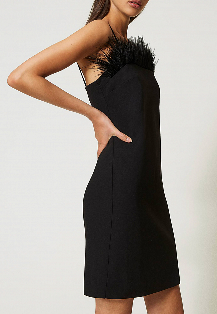 Платье TWINSET Milano  - Вискоза - цвет черный