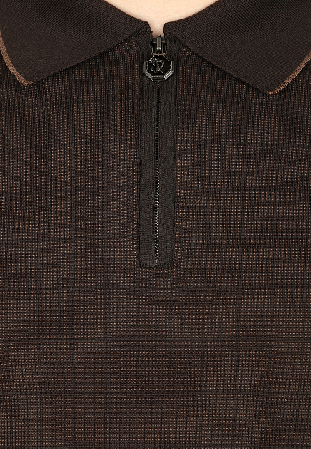 Рубашка-поло из смеси шерсти и шёлка STEFANO RICCI