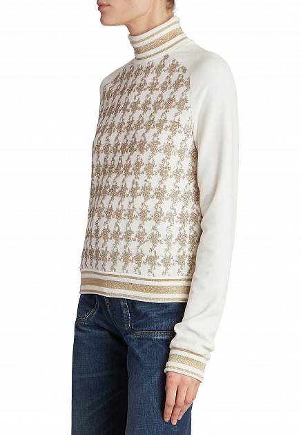 Пуловер BALMAIN  - Хлопок - цвет белый