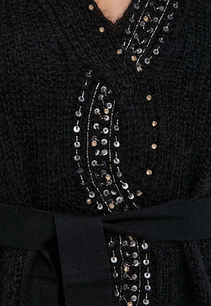 Платье TWINSET Milano  - Полиамид, Шерсть, Мохер - цвет черный
