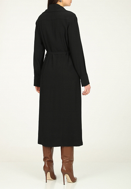 Платье ERIKA CAVALLINI  - Вискоза, Ацетат - цвет черный