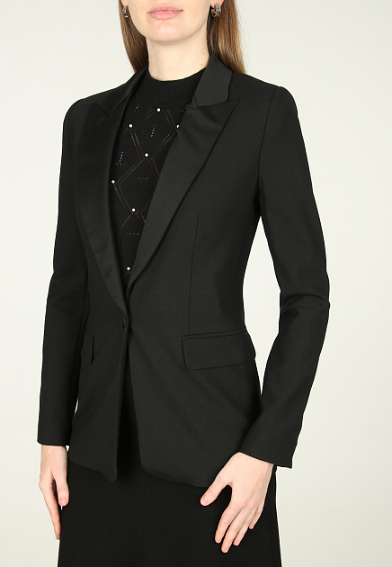 Пиджак TWINSET Milano  - Полиэстер, Шерсть - цвет черный