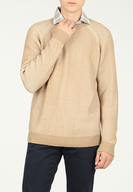 Пуловер ELEVENTY  - Шерсть - цвет коричневый