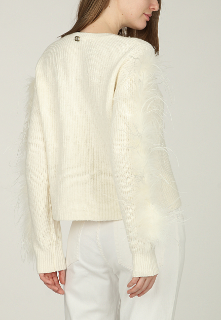 Пуловер TWINSET Milano  - Вискоза - цвет белый