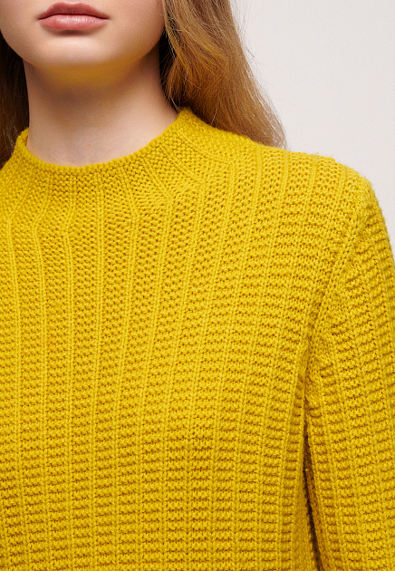 Пуловер LUISA SPAGNOLI  - Шерсть, Акрил - цвет желтый