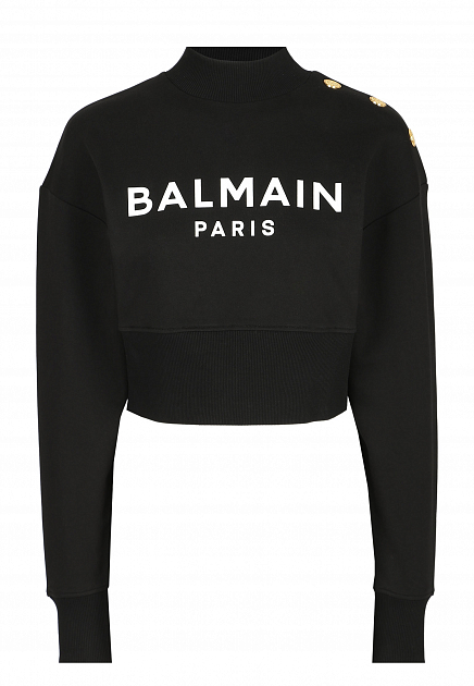 Укороченный свитшот  BALMAIN