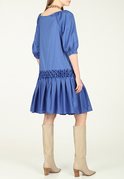 Платье LUISA SPAGNOLI  - Хлопок, Полиэстер - цвет фиолетовый