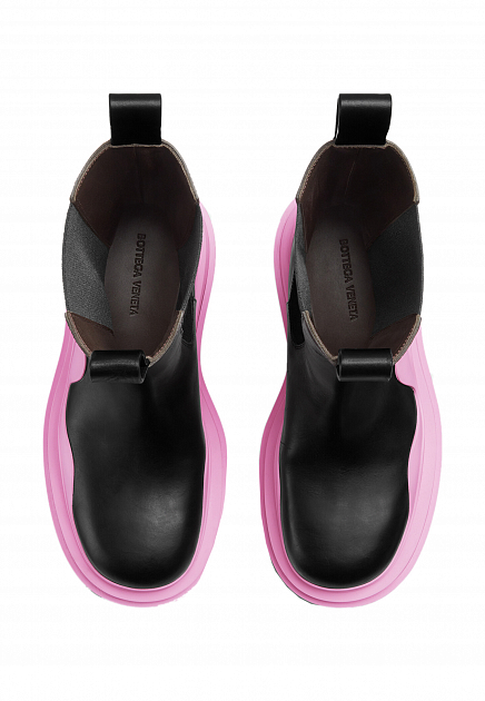 Ботинки BOTTEGA VENETA  - Кожа - цвет черный