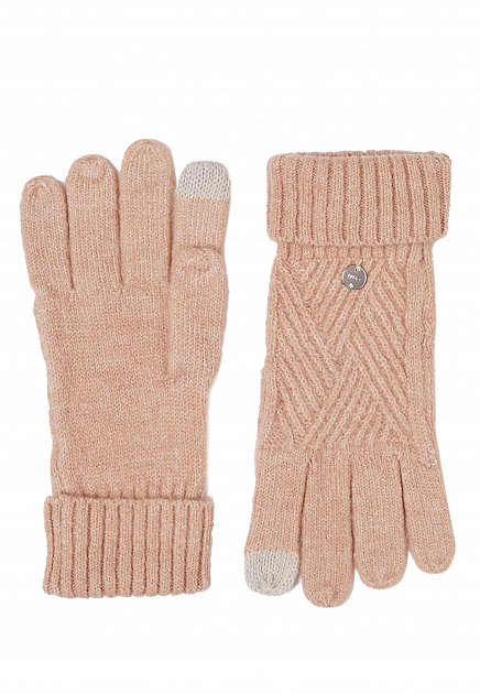 Шапка и перчатки LIU JO  - Полиэстер, Акрил - цвет бежевый