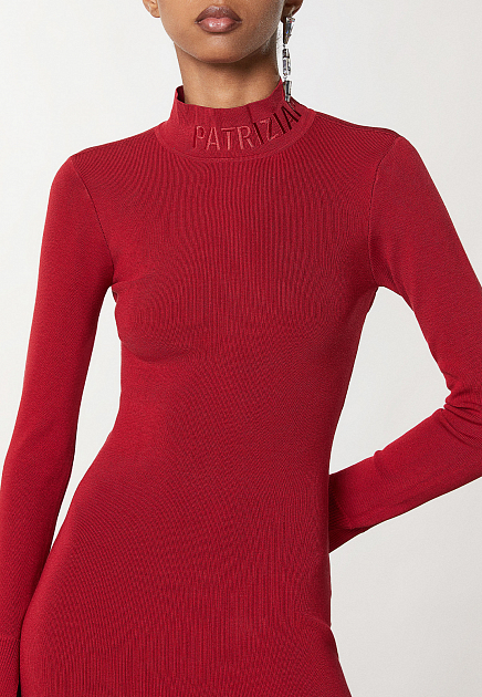Платье PATRIZIA PEPE  - Лиоцелл - цвет красный