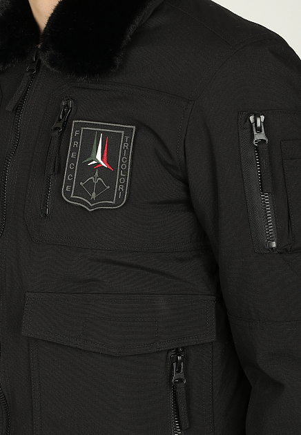 Куртка-авиатор с нашивками AERONAUTICA MILITARE