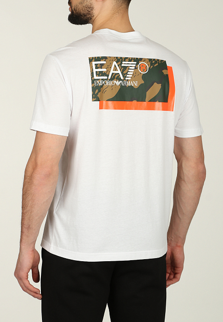 Футболка с логотипом EA7 - ИТАЛИЯ