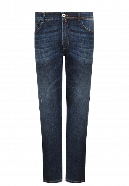 Прямые джинсы с эффектом потёртостей AERONAUTICA MILITARE