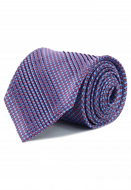 Плиссированный шелковый галстук STEFANO RICCI