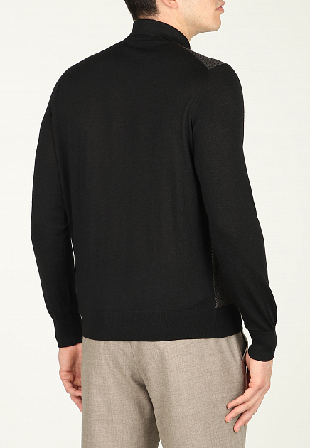 Пуловер DORIANI  - Шерсть, Шелк - цвет черный