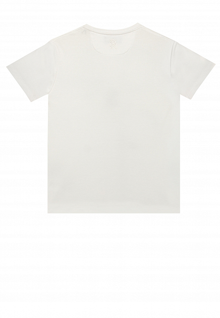 Хлопковая футболка с принтом STEFANO RICCI - ИТАЛИЯ