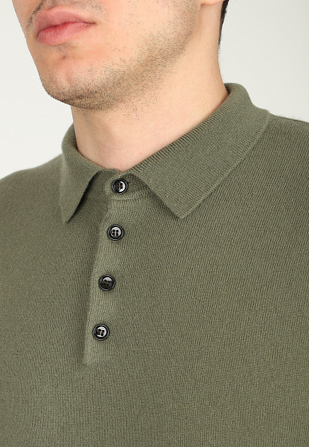 Пуловер ALLUDE  - Кашемир - цвет зеленый