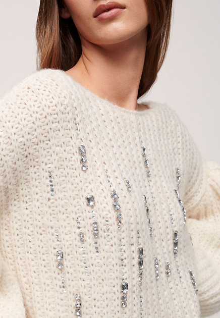 Пуловер LUISA SPAGNOLI  - Альпака - цвет бежевый