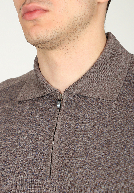 Пуловер CASTELLO d'ORO  - Меринос - цвет коричневый