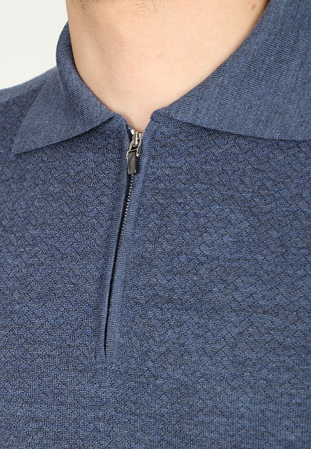 Пуловер CASTELLO d'ORO  - Меринос - цвет синий