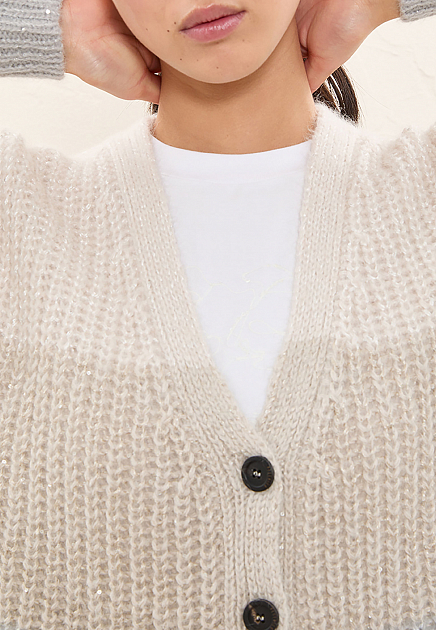 Пуловер PESERICO  - Альпака - цвет серый