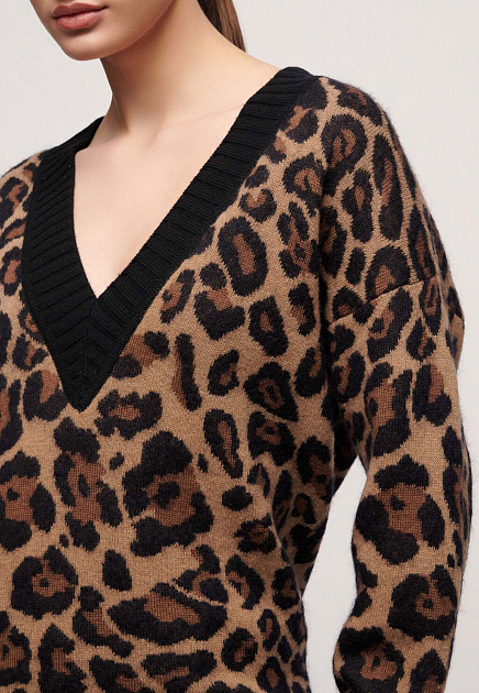 Пуловер LUISA SPAGNOLI  - Шерсть - цвет коричневый