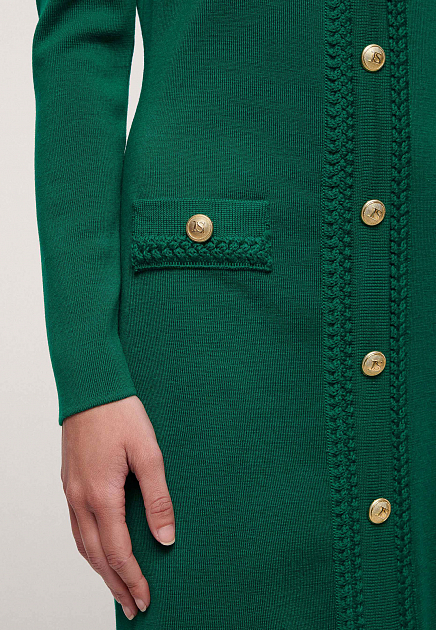 Платье LUISA SPAGNOLI  - Шерсть - цвет зеленый