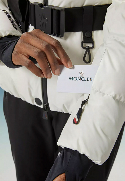 Куртка MONCLER  - Полиамид - цвет белый