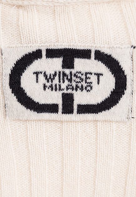 Кардиган TWINSET Milano  - Шерсть - цвет белый