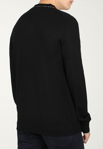 Пуловер BIKKEMBERGS  - Шерсть, Акрил - цвет черный