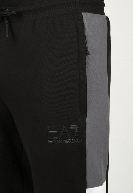 Костюм EA7  - Хлопок - цвет черный