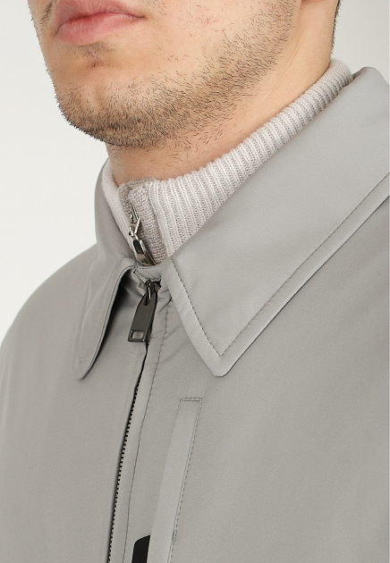 Куртка BRIONI  - Полиэстер - цвет серый