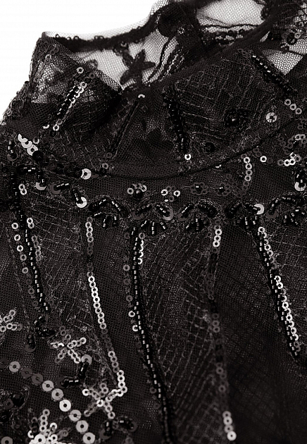 Платье SELF-PORTRAIT  - Полиэстер - цвет черный