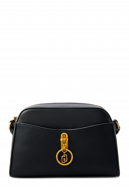 Черная сумка с логотипом LIU JO