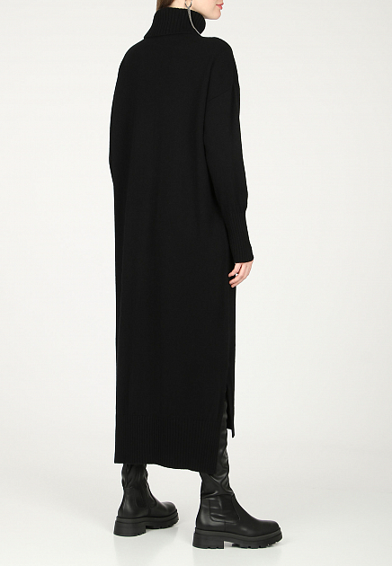 Платье ANTONELLI FIRENZE  - Шерсть - цвет черный