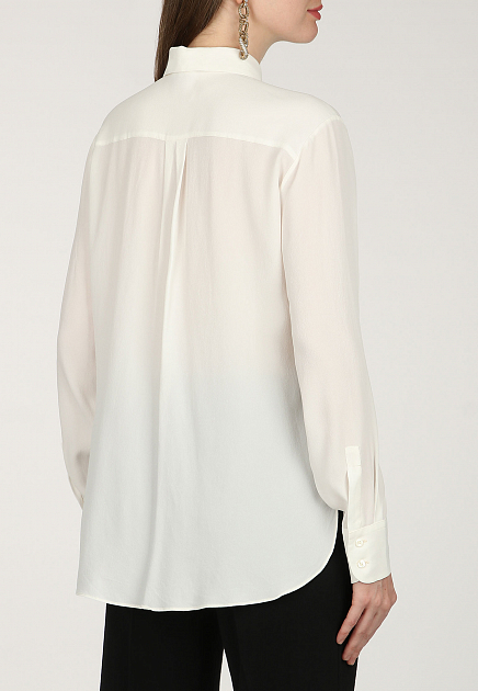 Рубашка ANTONELLI FIRENZE  - Вискоза, Шелк - цвет белый