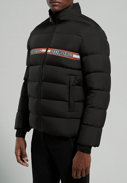 Утепленная куртка с воротником-стойкой BIKKEMBERGS