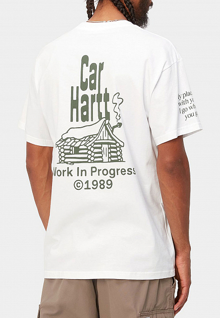 Хлопковая футболка свободного кроя CARHARTT WIP - США
