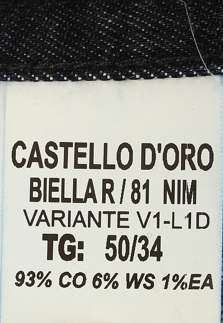 Базовые прямые джинсы CASTELLO d'ORO - ИТАЛИЯ