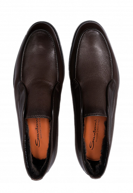 Туфли SANTONI  - Кожа - цвет коричневый