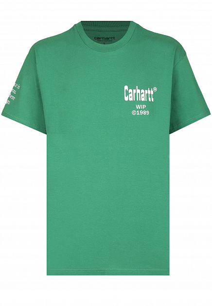 Хлопковая футболка свободного кроя CARHARTT WIP