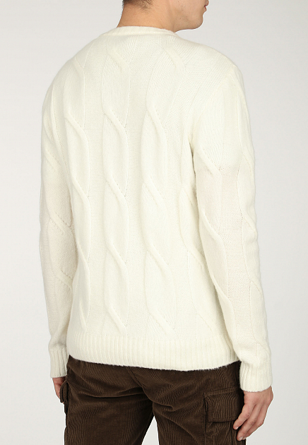 Пуловер ELEVENTY  - Кашемир - цвет белый