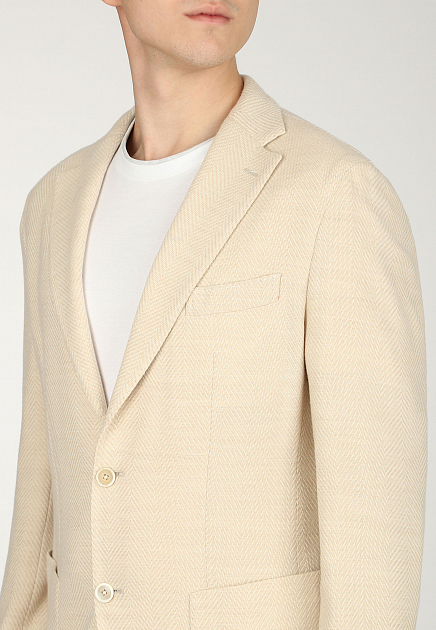 Пиджак из шерсти с добавлением шёлка  ELEVENTY - ИТАЛИЯ