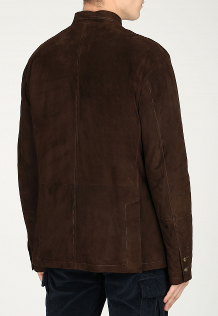 Пиджак ELEVENTY  - Кожа - цвет коричневый