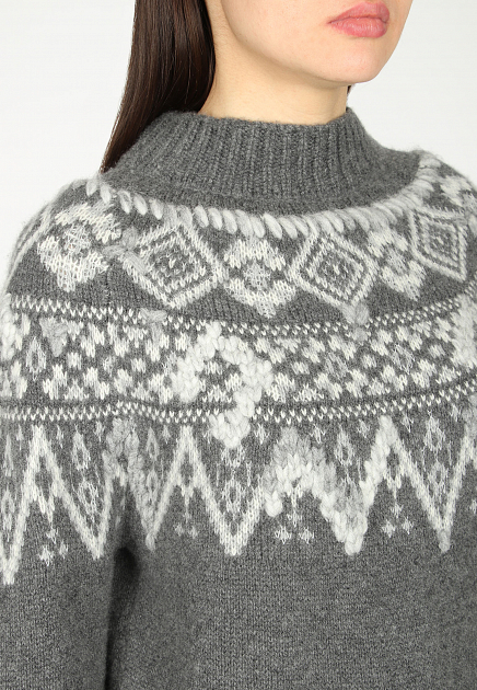 Пуловер ERMANNO SCERVINO  - Кашемир - цвет серый